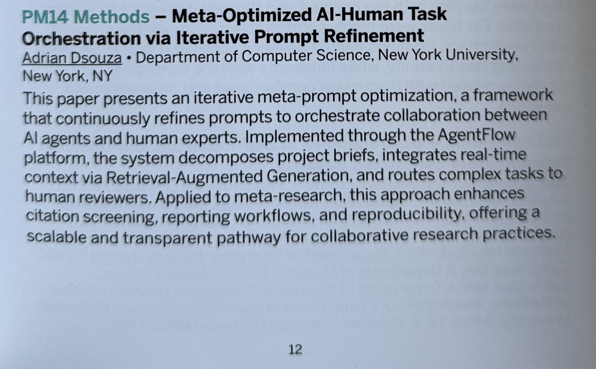 Symposium